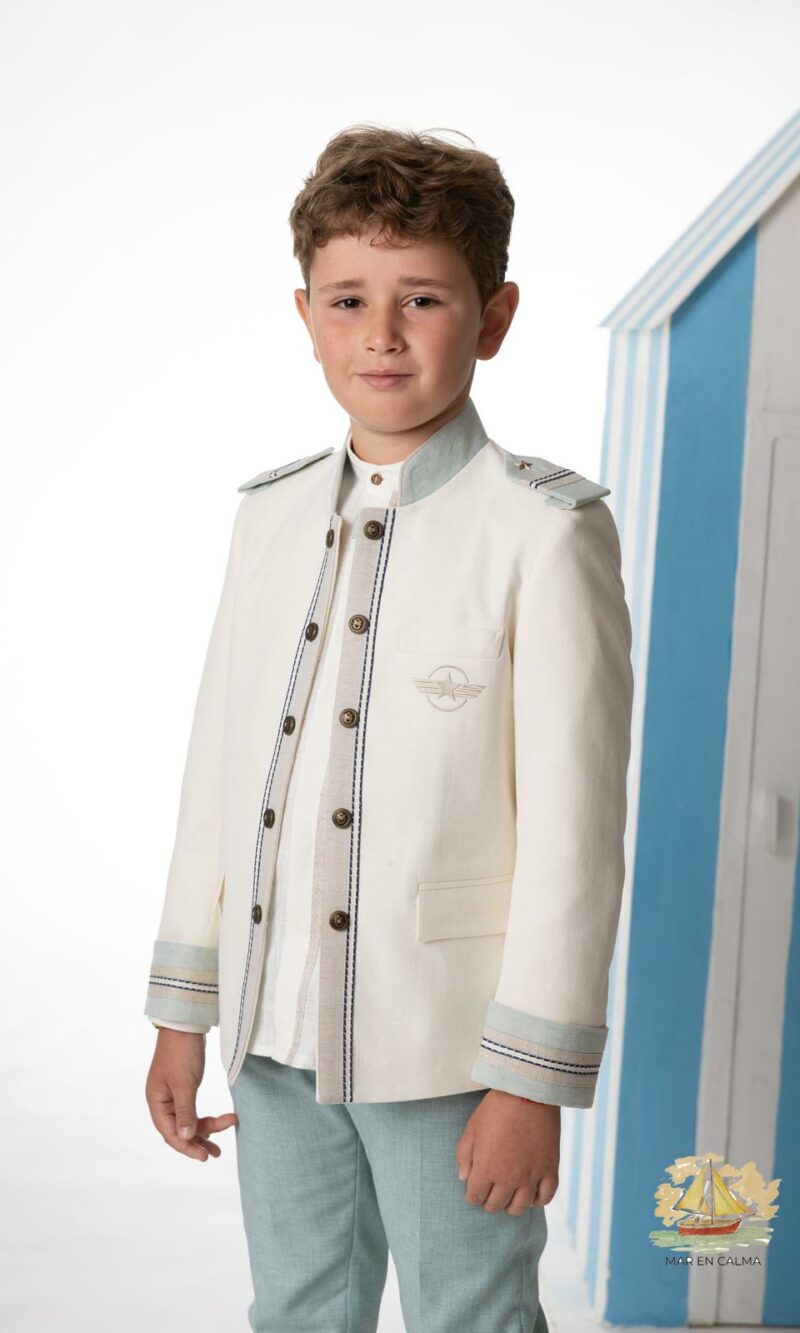 Almirante abierto beig/agua