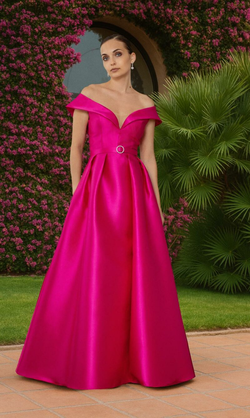 Vestido micado tablas